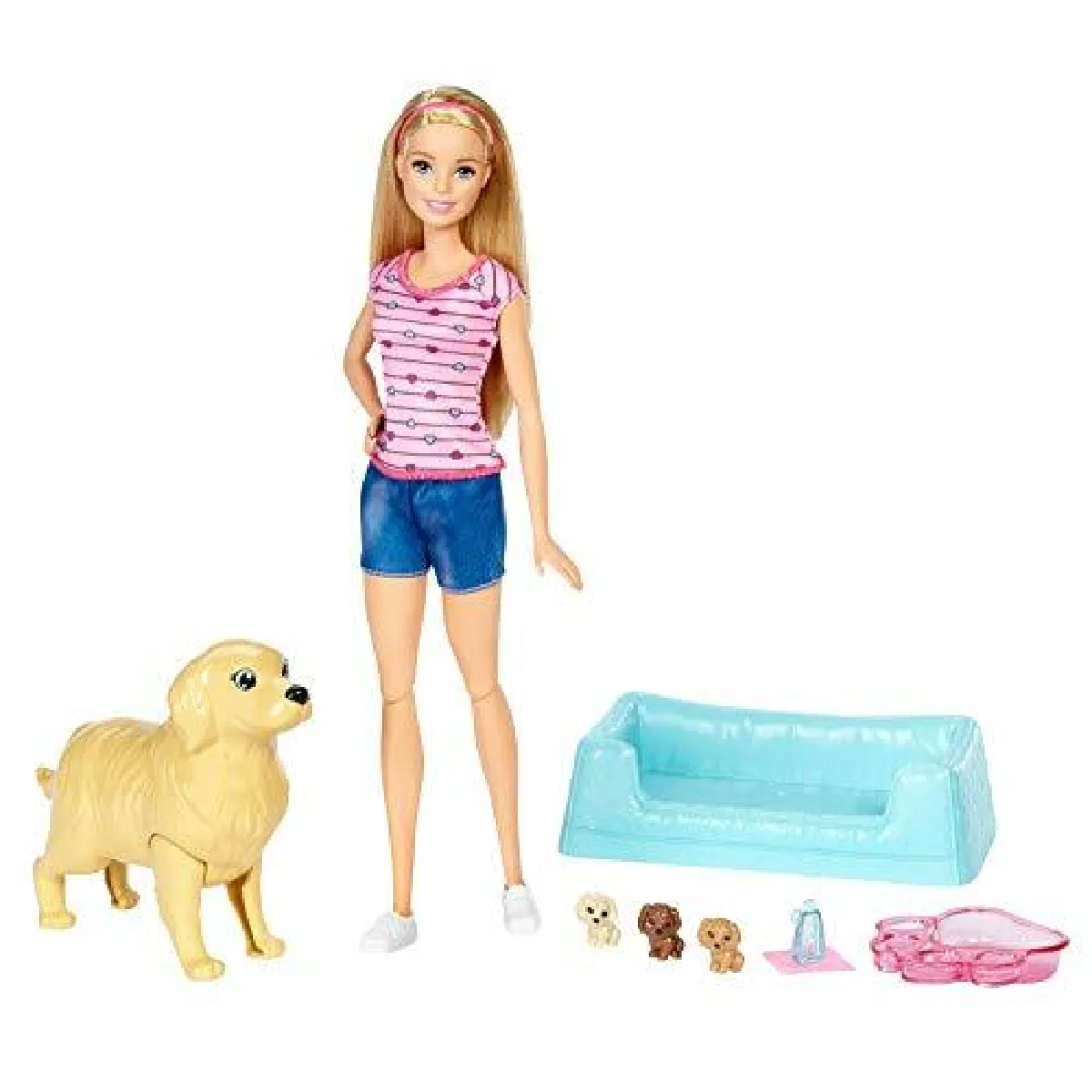 PoupAe et animaux de compagnie Barbie Newborn Pups