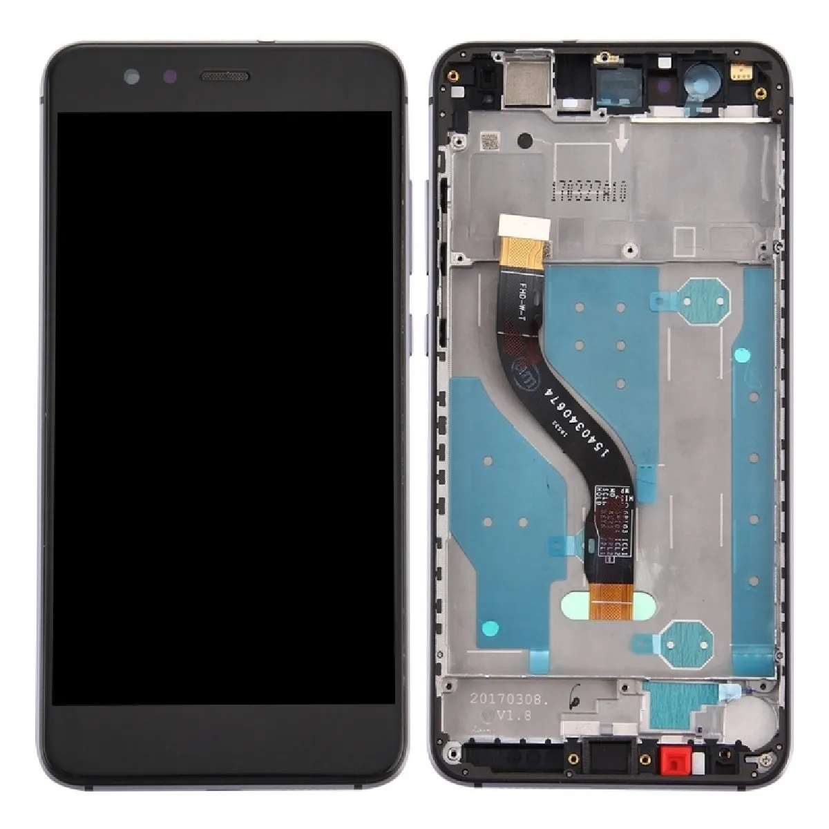 Pièce détachée pour Huawei P10 Lite noir / nova Lite écran LCD + tactile Digitizer Assemblée avec cadre