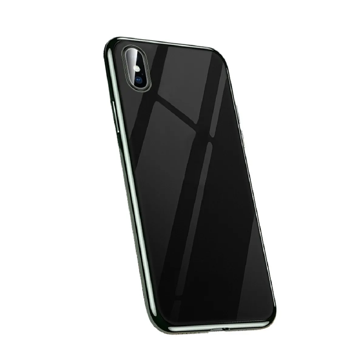 Coque Souple Housse de protection en TPU ultra-mince et antichoc pour iPhone XR Vert