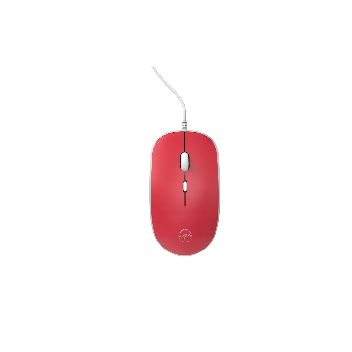 MOBILITY LAB - Souris Filaire MOUSY WINDOWS pour PC HP OMEN (ROUGE)