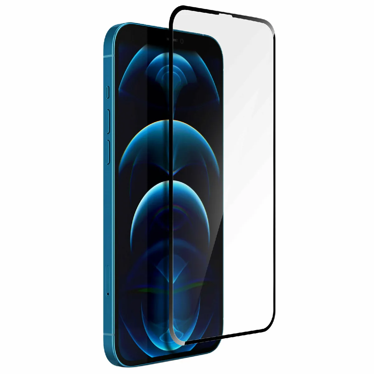 CABLING® Verre flexible iPhone 12 pro max Film Ecran iPhone 12 pro max 5D Film Protection iPhone 12 pro max integrale Vitre Protection iPhone 12 pro max Pleine Couverture et Ultra Résistant pour iPhone 12 pro max (6,7 pouces) - contour noir