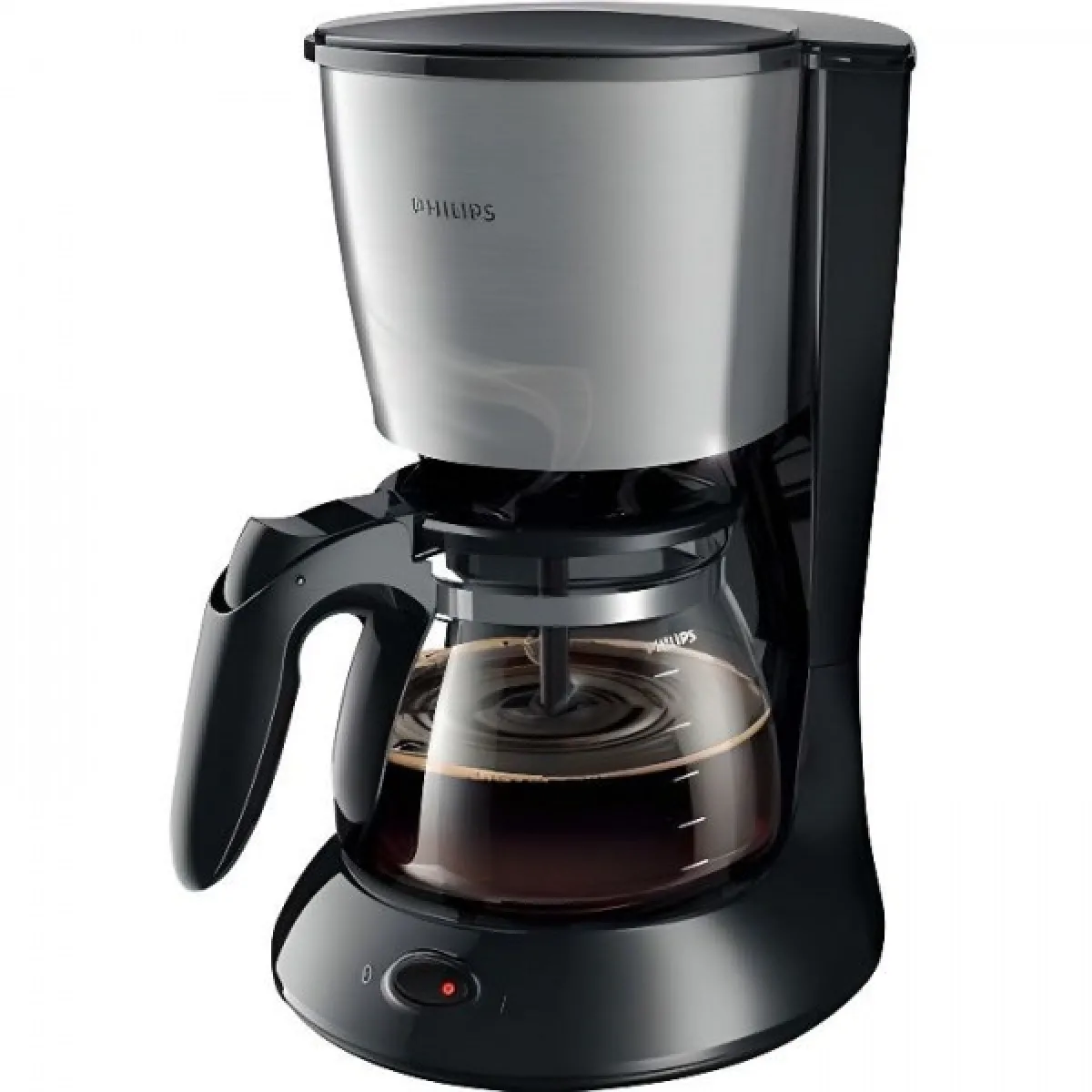 Machine a Cafe - Cafetiere Electrique filtre PHILIPS Daily HD7462/20 - Noir et Inox