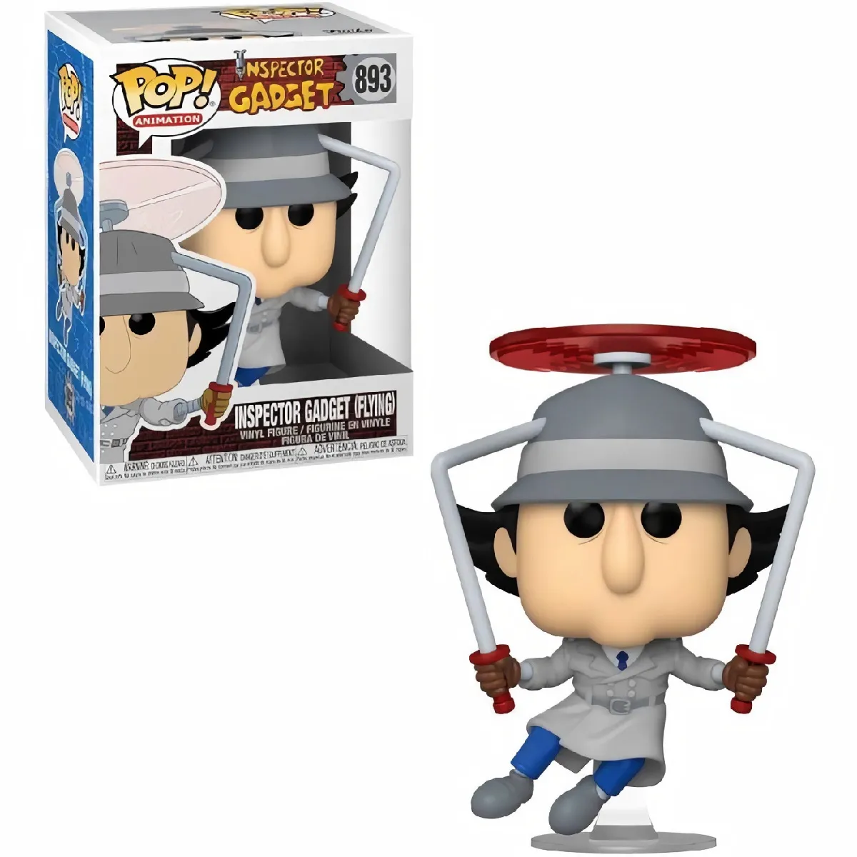 Figurine Funko Pop! Animation: Inspecteur Gadget - Inspector Gadget Flying