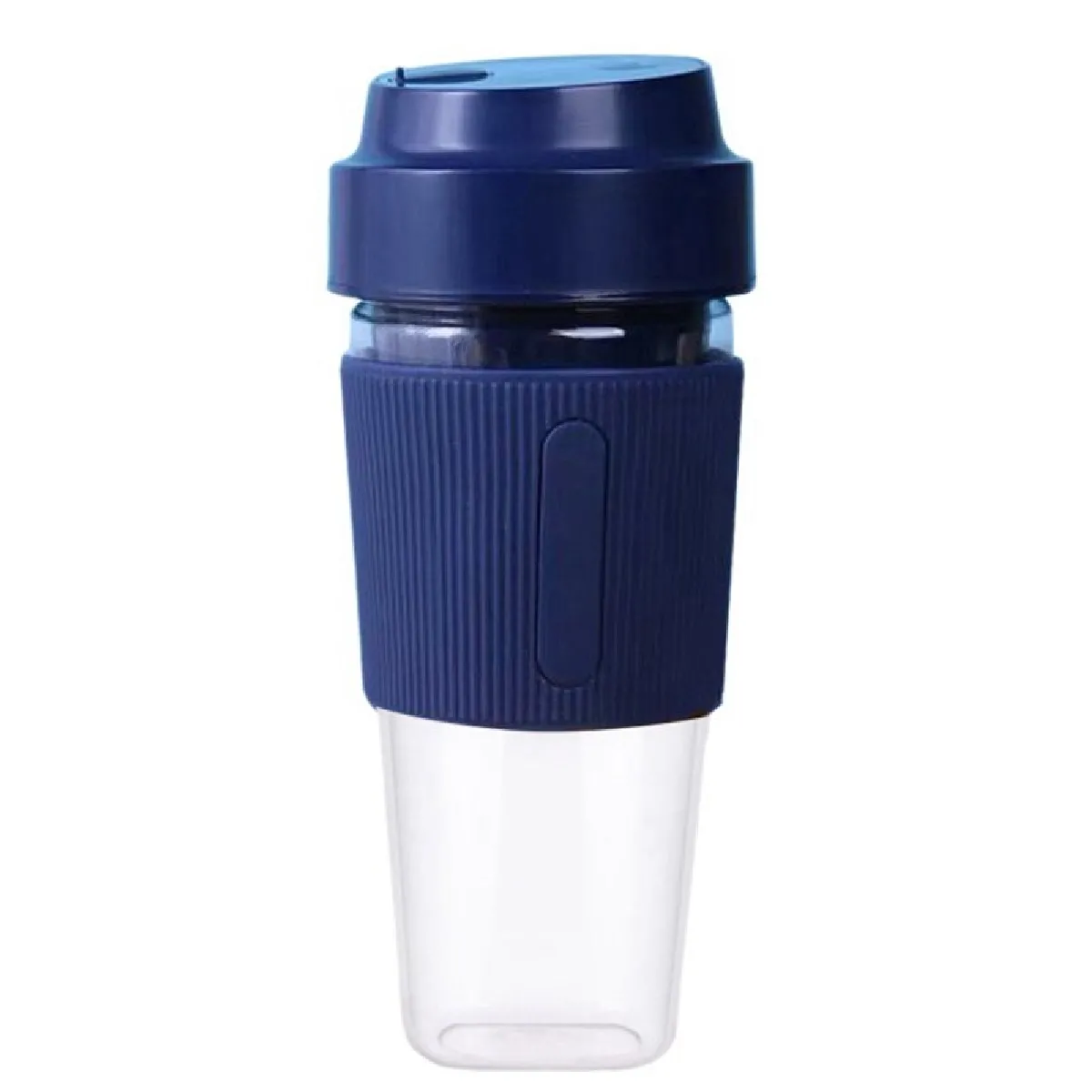 Blender portable verre à jus de fruit mini mélangeur de voyage personnel sans fil smoothie fabricant Blender milkshake 300ml   presse-agrumes (bleu)