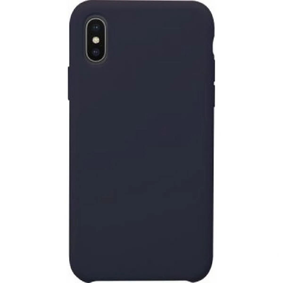 BigBen Connected Coque pour iPhone XS Max Rigide Soft Touch en Silicone Bleu