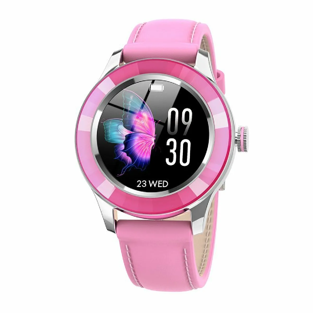 S09 Montre Intelligente Femme Cycle Menstruel Rappel D'Appel Bluetooth Sport Bracelet Intelligent Rouge Rose