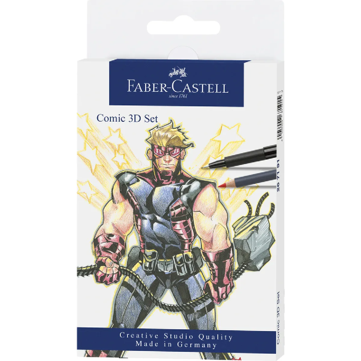 FABER-CASTELL Feutre PITT artist pen, kit Comic Illustration ()