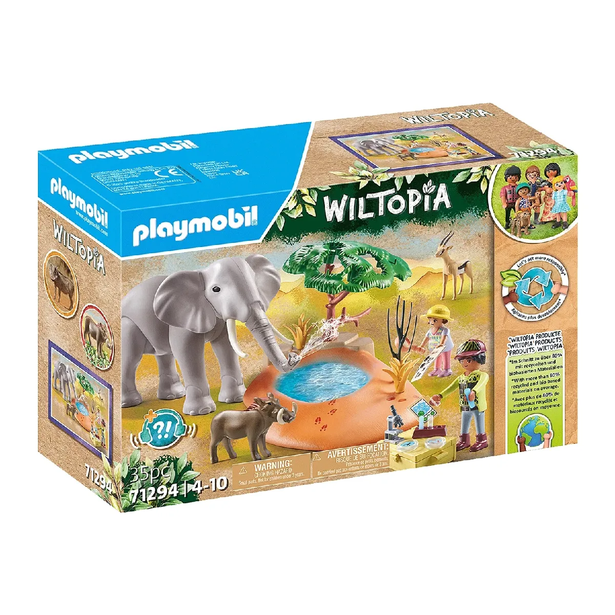 Wiltopia Explorateurs avec animaux de la savane