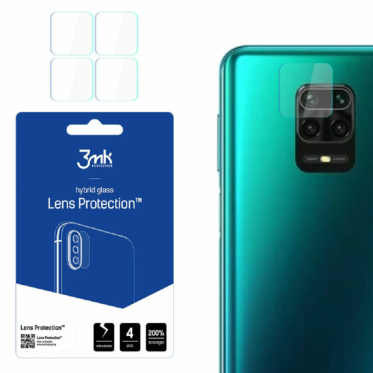 Xiaomi Redmi Note 9 Pro Max - 3mk Lens Protection