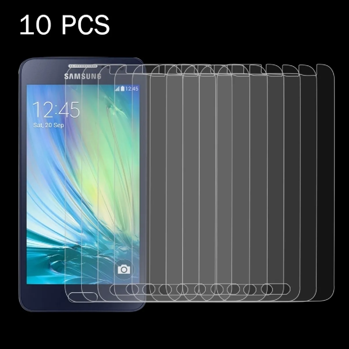 Verre trempé pour Samsung Galaxy A3 / A300 0.26mm 9H Surface Dureté 2.5D Antidéflagrant Film D'écran 10 PCS