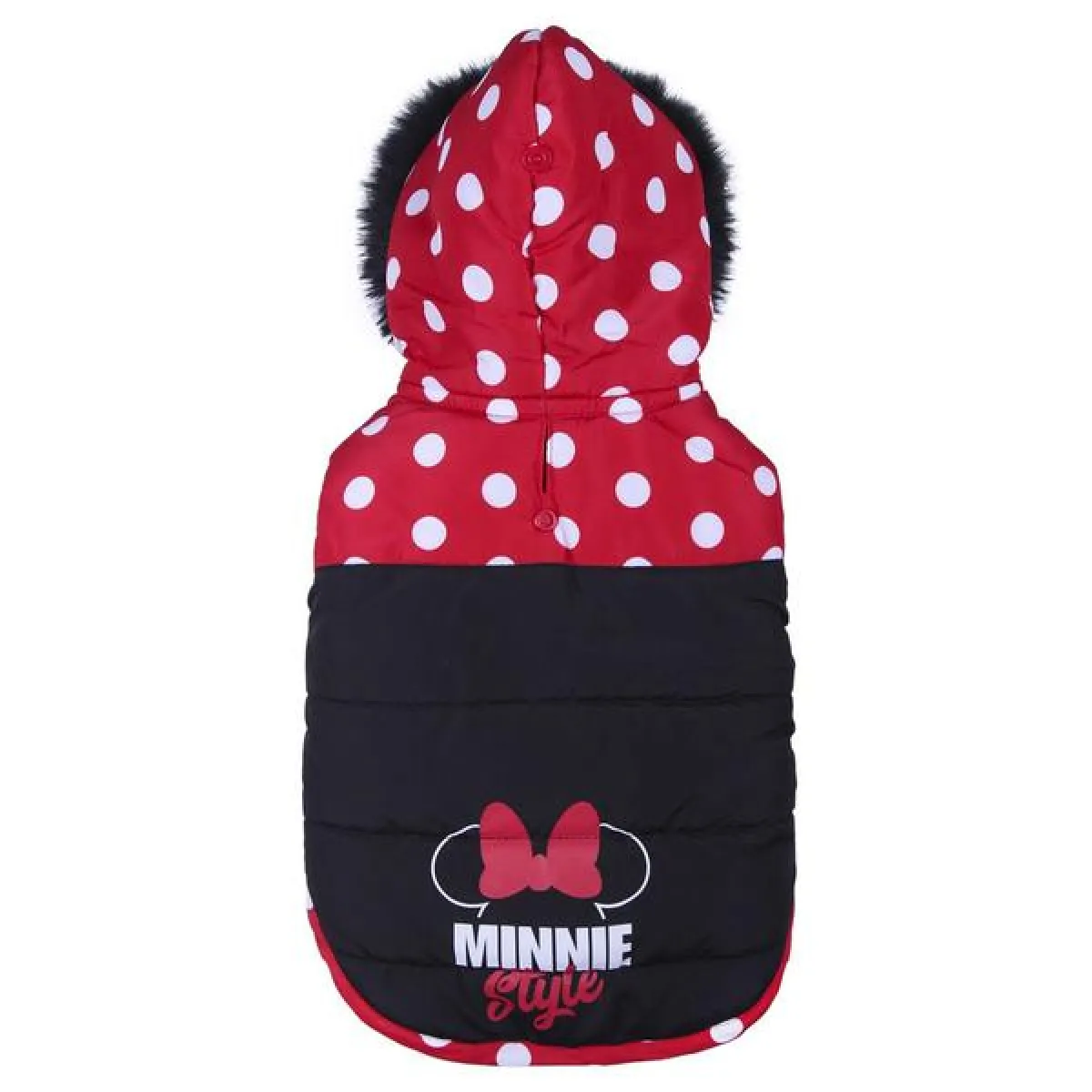 Manteau pour Chien Minnie Mouse Rouge XS Noir