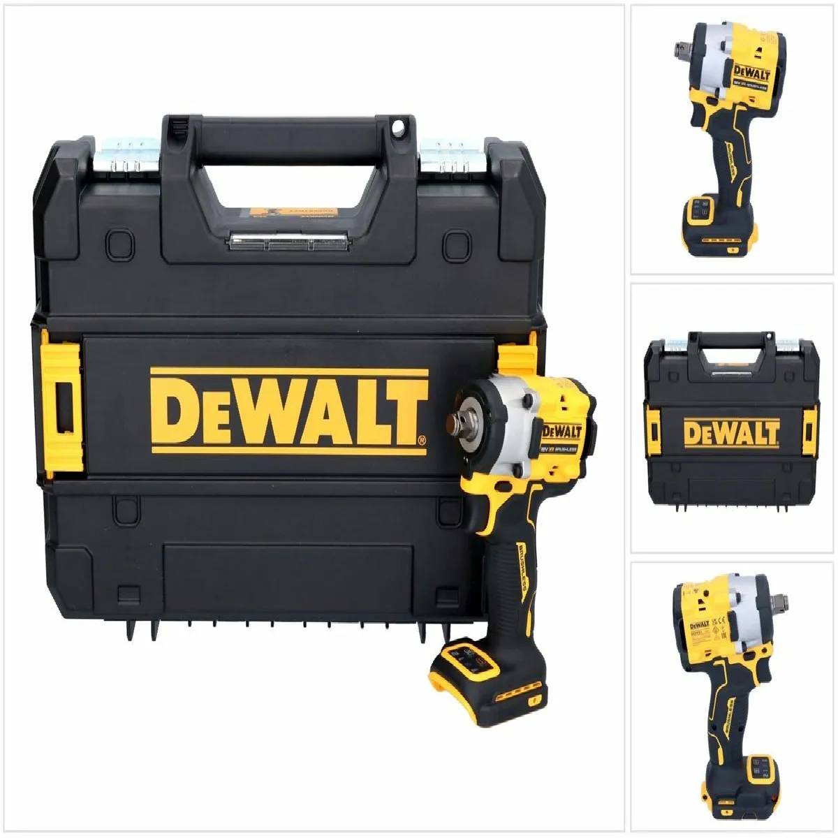 DeWalt DCF921NT Visseuse à choc sans fil 400 Nm 18V 1/2" Brushless + Coffret TSTAK - sans batterie, sans chargeur