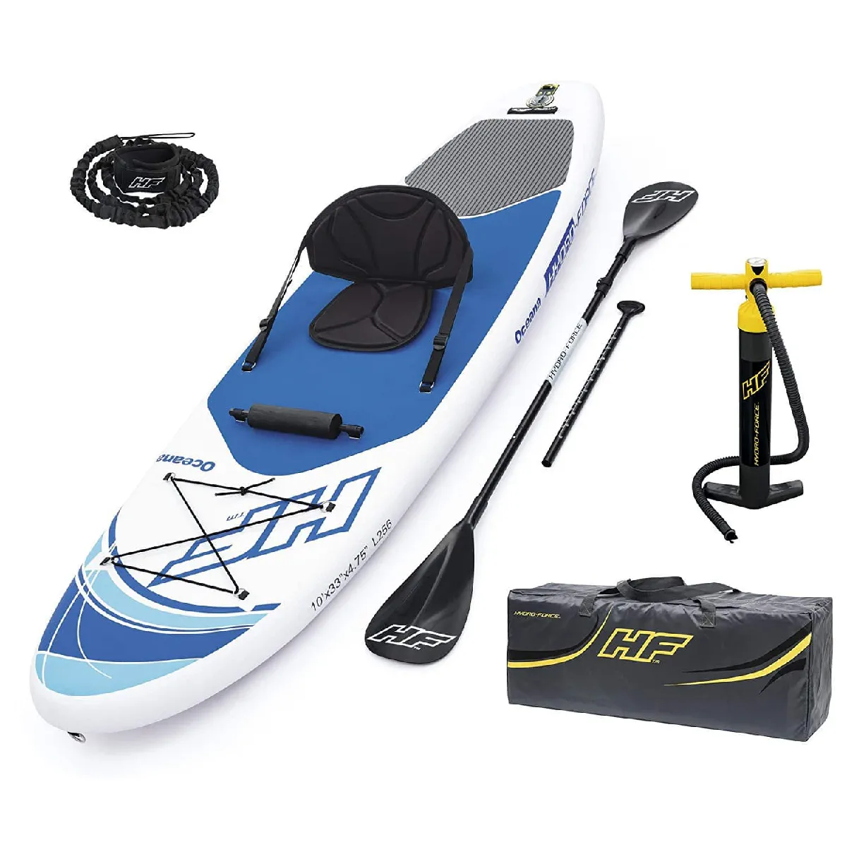 Planche Paddle Surf Gonflable Bestway Hydro-Force Oceana 305x84x12 cm