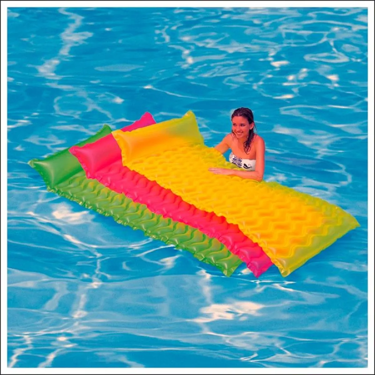 Matelas gonflable pour piscine et plage