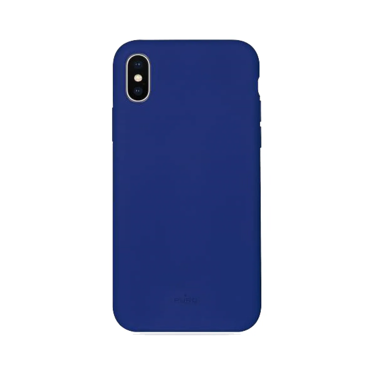 Coque semi-rigide bleue Icon Puro pour iPhone X/XS