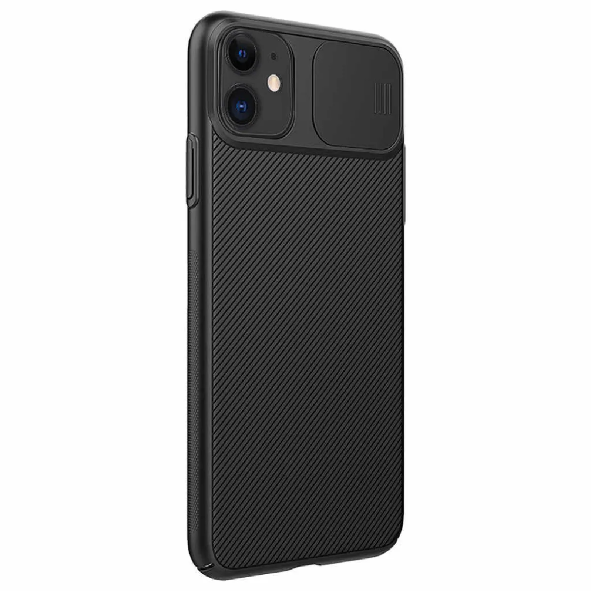 Coque Protection Cameras pour "IPHONE 11 Pro Max" APPLE Coulissant Cache (NOIR)