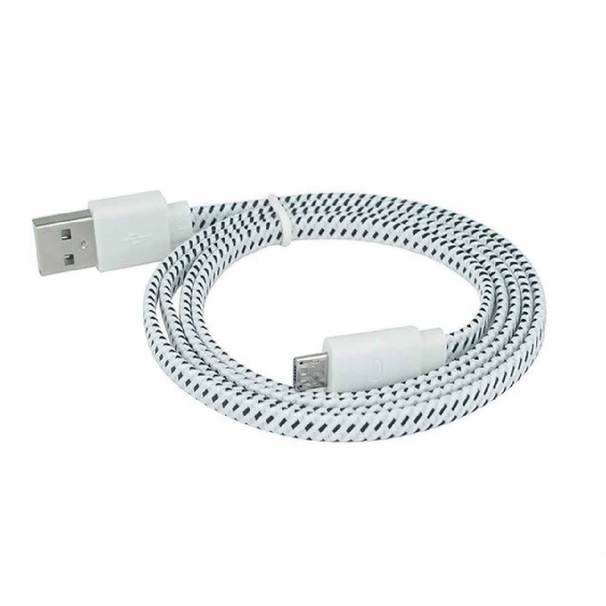 Cable Tresse Type C pour XIAOMI Mi Pad 4 3m Chargeur USB Reversible Connecteur Tissu Tisse Nylon (BLANC)