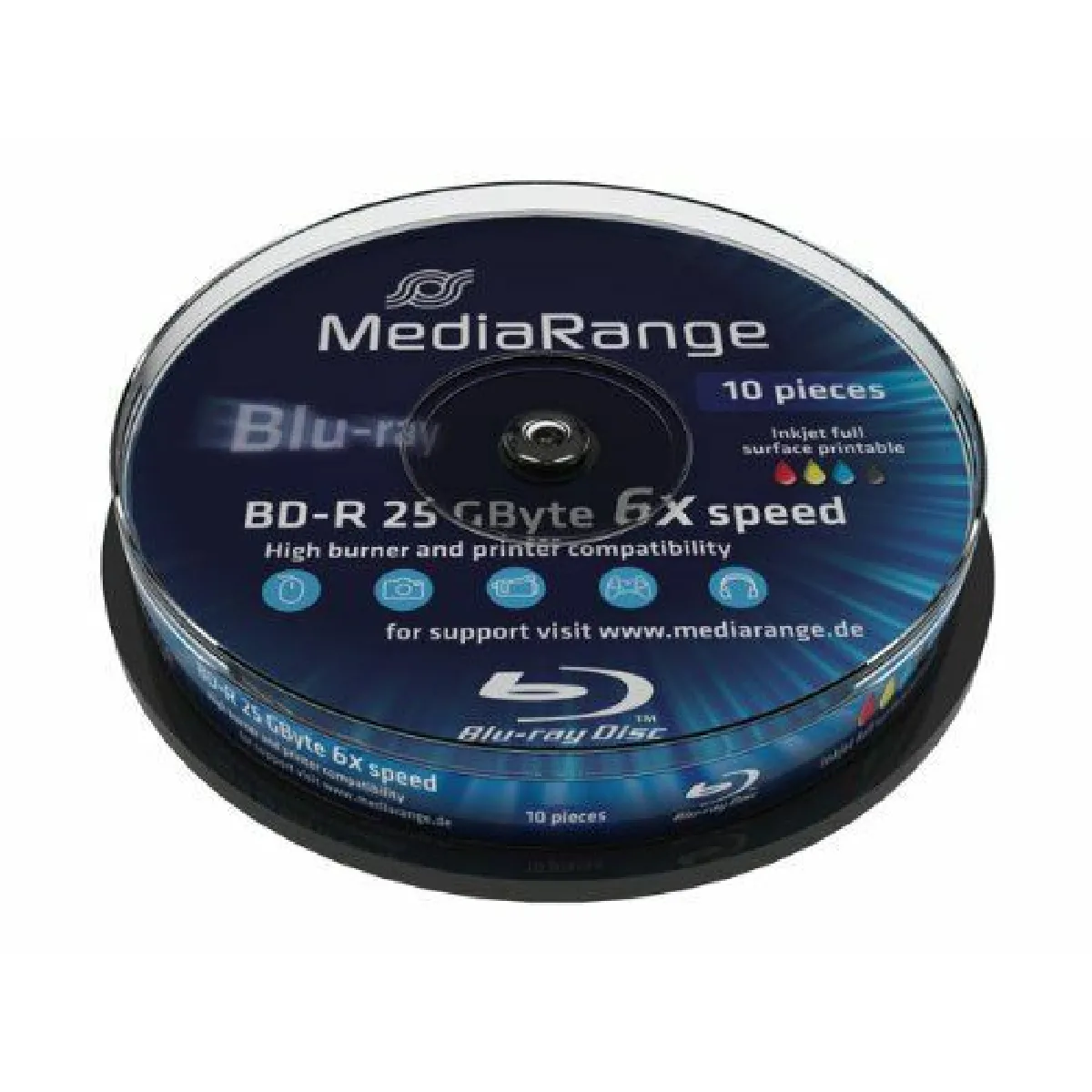 MediaRange MR500 disque vierge Blu-Ray