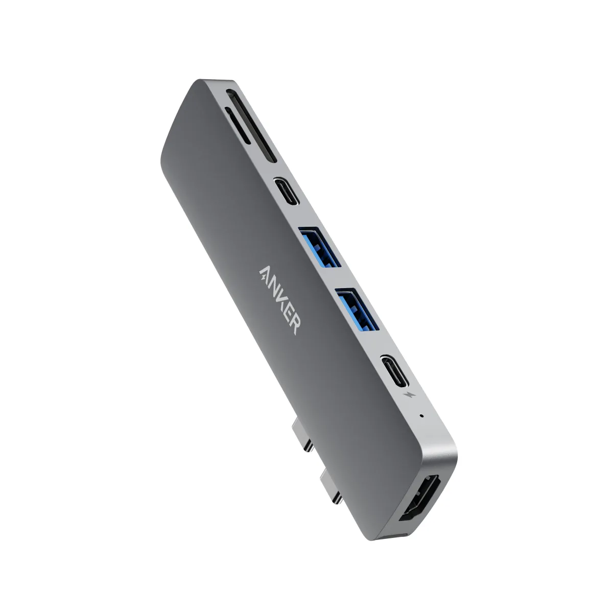 Anker 547 USB-C Hub (7-in-2, for MacBook) Gray