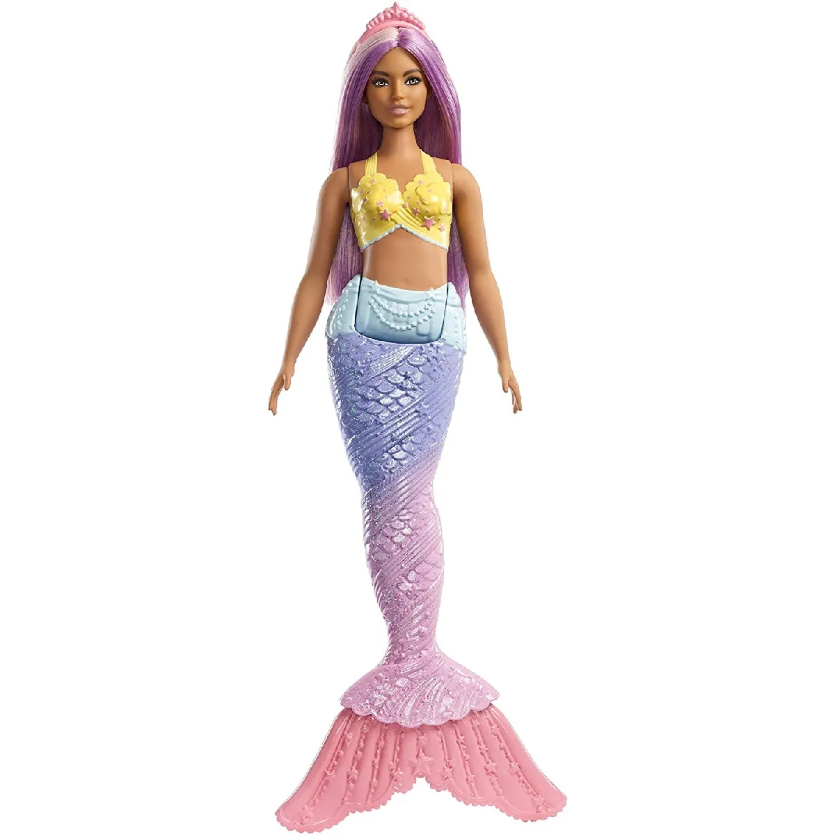 Mattel FXT09 - Barbie Dreamtopia Sirène Dreamtopia Châtain - Poupée Mannequin FXT09