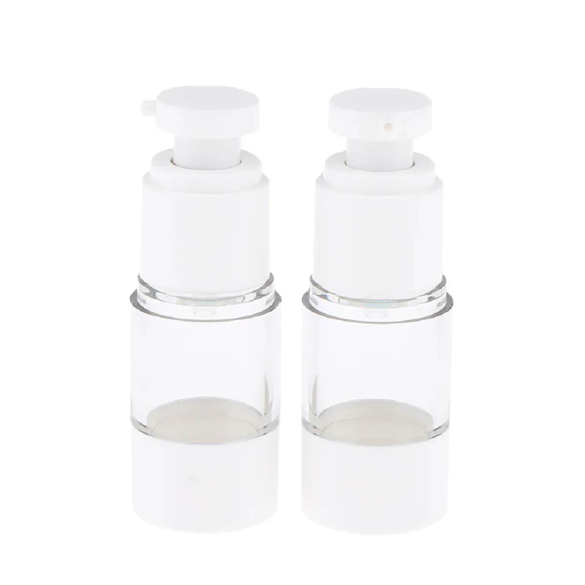 2X vide d'essence rechargeable bouteilles à vide contenant des échantillons cosmétiques 15ml