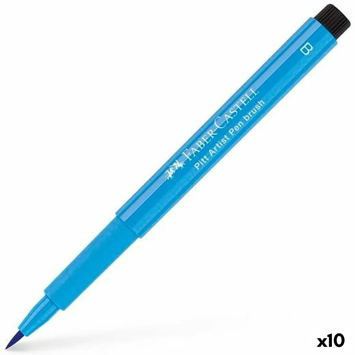 Feutres Faber-Castell Pitt Artist Enamel Bleu 10 Unités