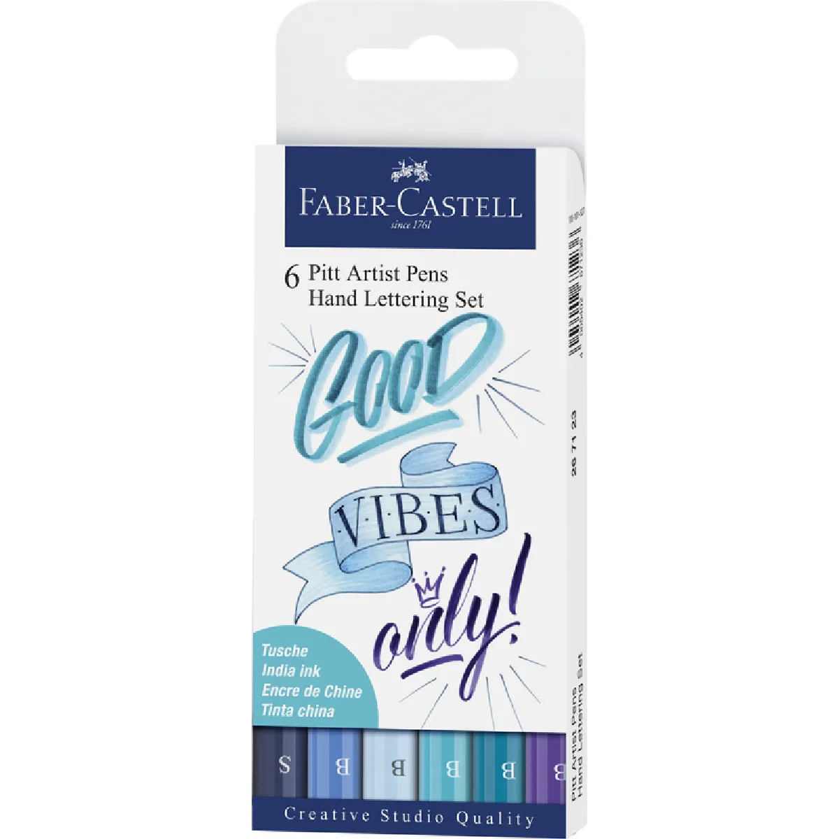 FABER-CASTELL Feutre PITT artist pen, étui de 6 ()