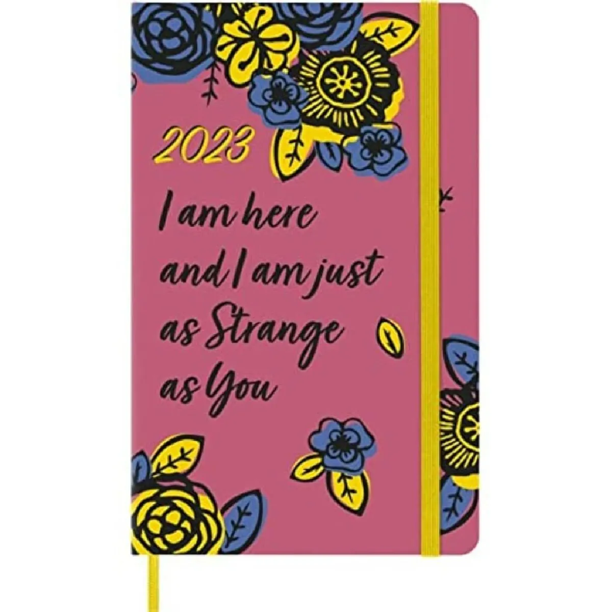 Moleskine Agenda Hebdomadaire 2023, Agenda Mensuel 12 Mois, Edition Limitee Frida Kahlo, Agenda Hebdomadaire Avec Couverture Rigide Et Fermeture Elastique, Grand Format 13 X 21 Cm, Couleur Rose