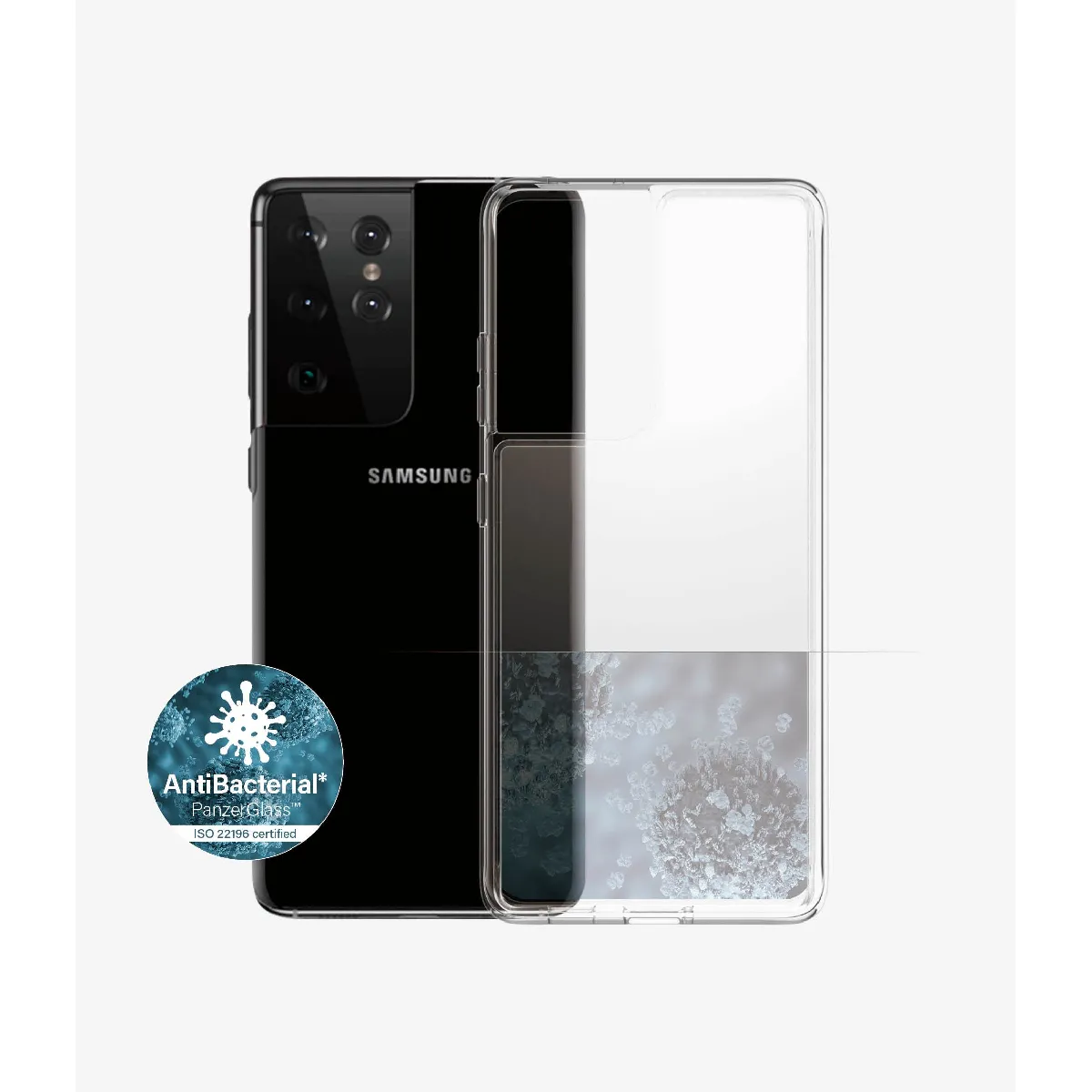 PANZERGLASS - Coque Transparente pour nouveau Samsung Galaxy S Ultra séries, AB