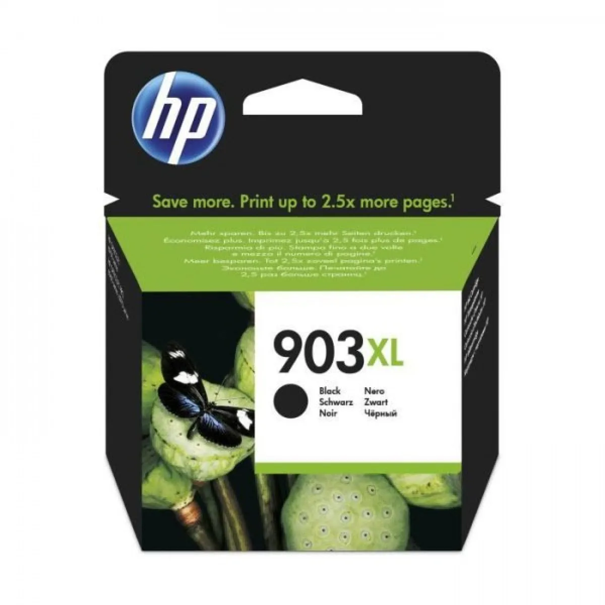 Cartouche d'Encre - Imprimante HP 903XL noire grande capacité authentique (T6M15AE) pour HP OfficeJet Pro 6950/6960/6970