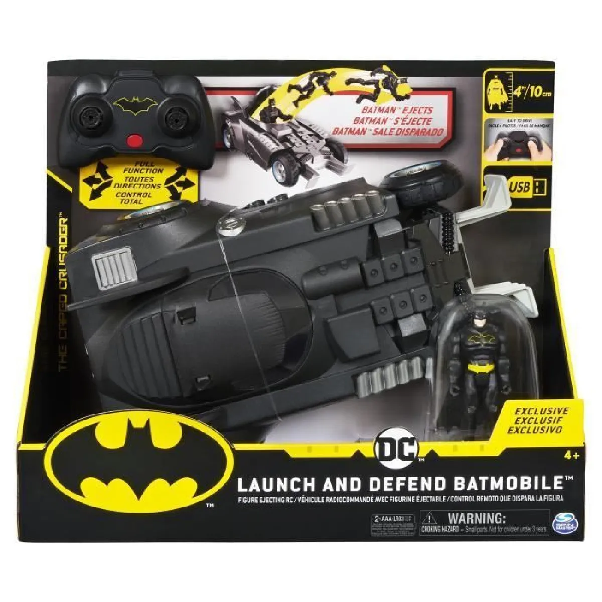 DC COMICS BATMAN - BATMOBILE RC deluxe - 6055747 - Voiture Vehicule radiocommandee