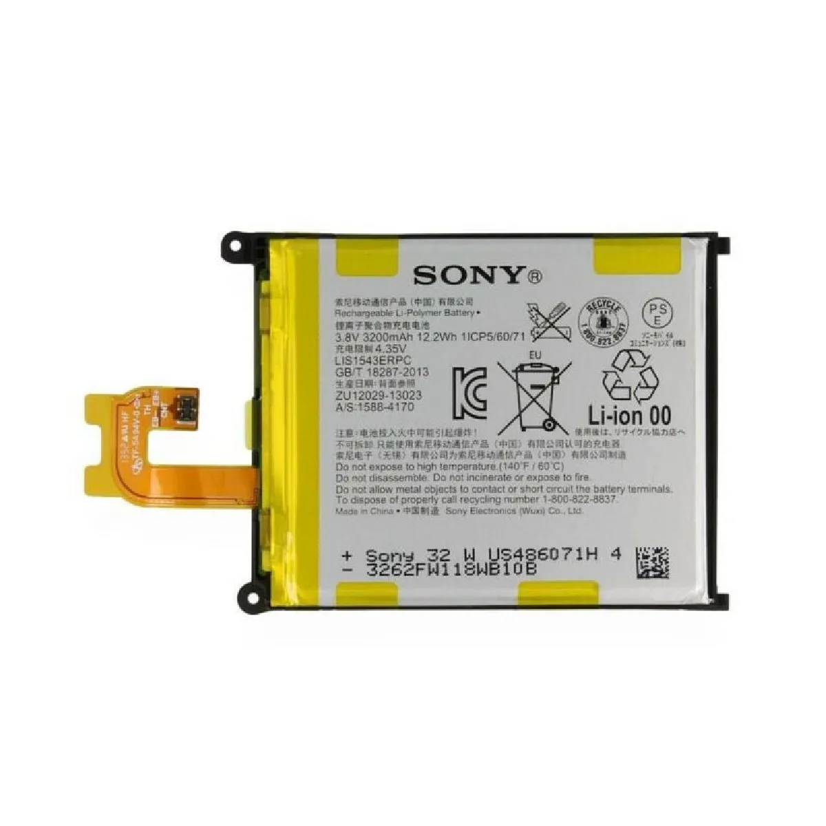 Batterie d Origine Sony LIS1543ERPC Pour Xperia Z2 D6503