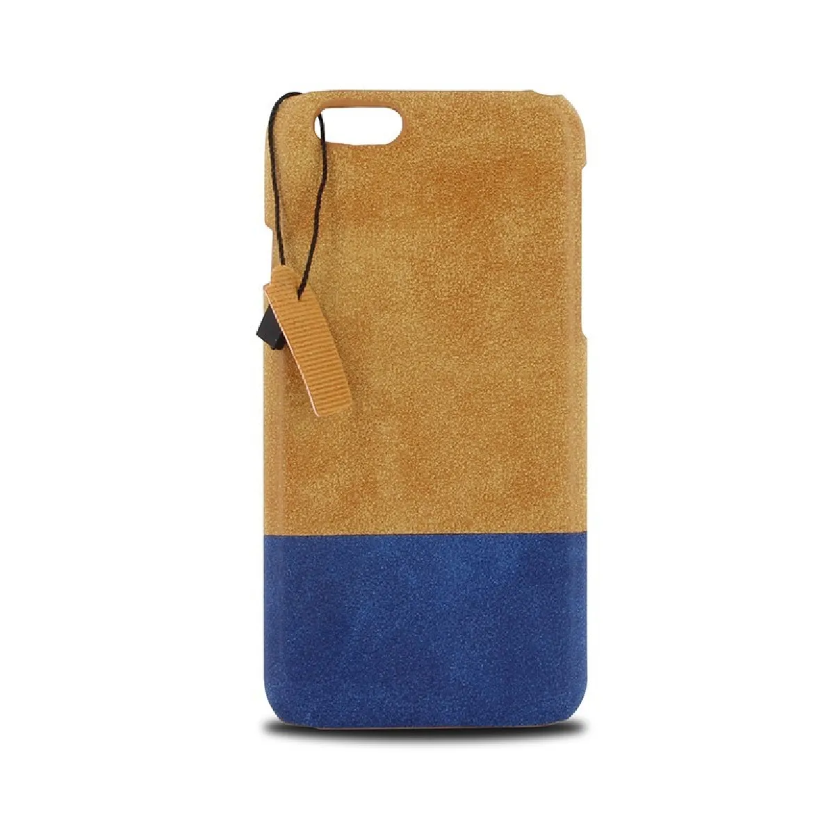 Coque avec pattern""lux "" pour iPhone 6/6S bleu / marron