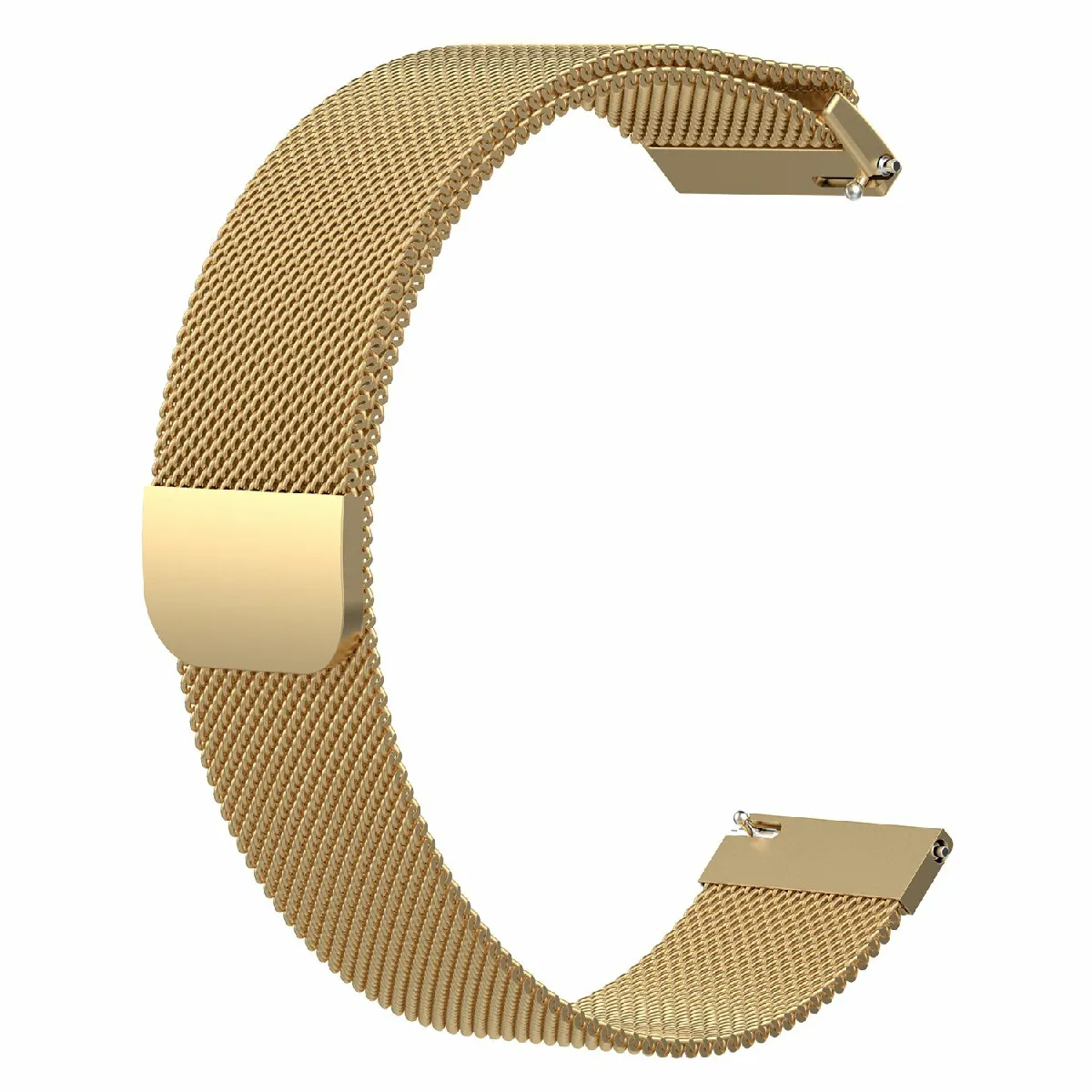 Bracelet Milanese Loop Fermoir Magnétique pour Garmin Series Legacy Hero, First Avenger - 45mm - Or