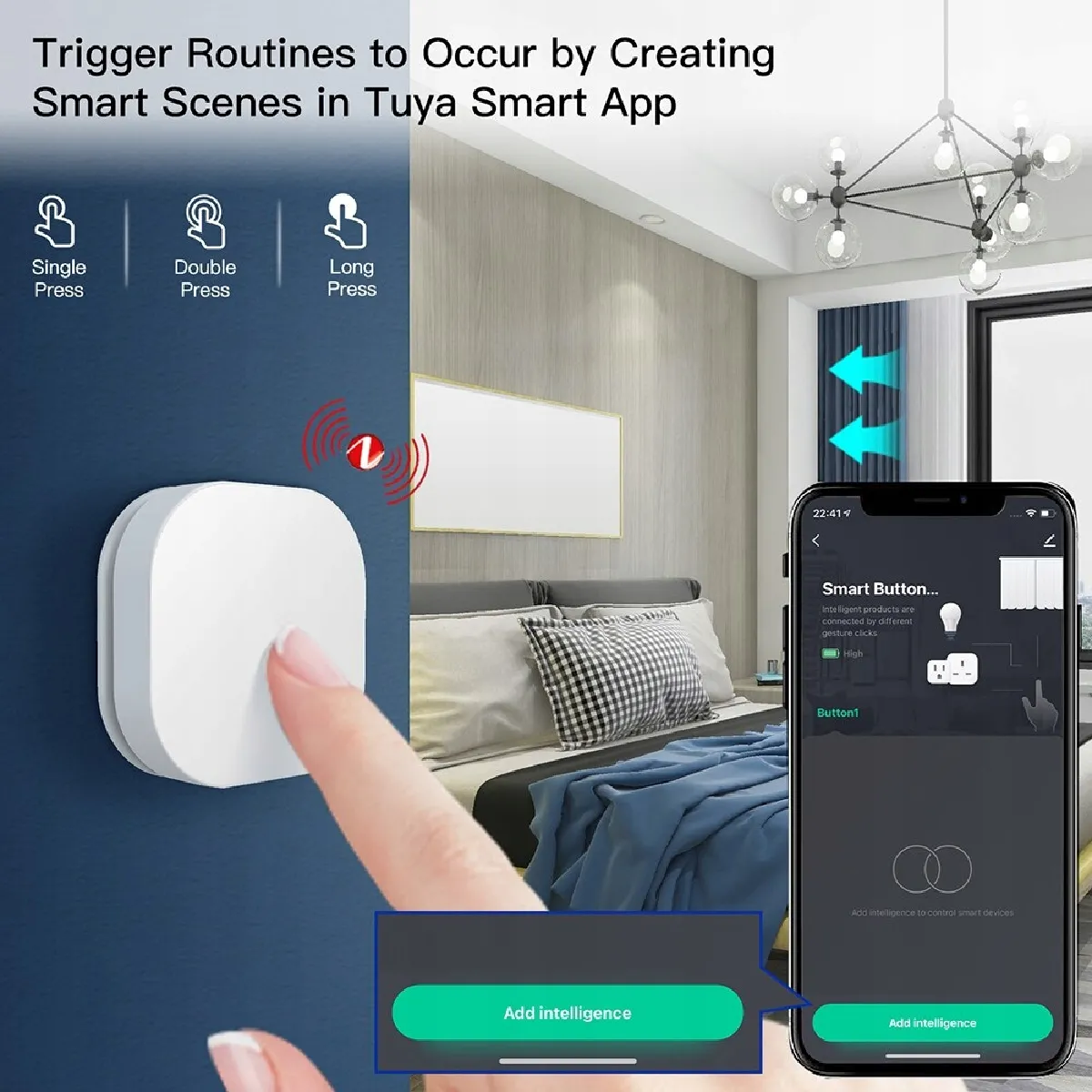 Télécommande Universelle de Rechange pour Tuya ZigBee 3.0 Commutateur de clé de maison intelligente sans fil