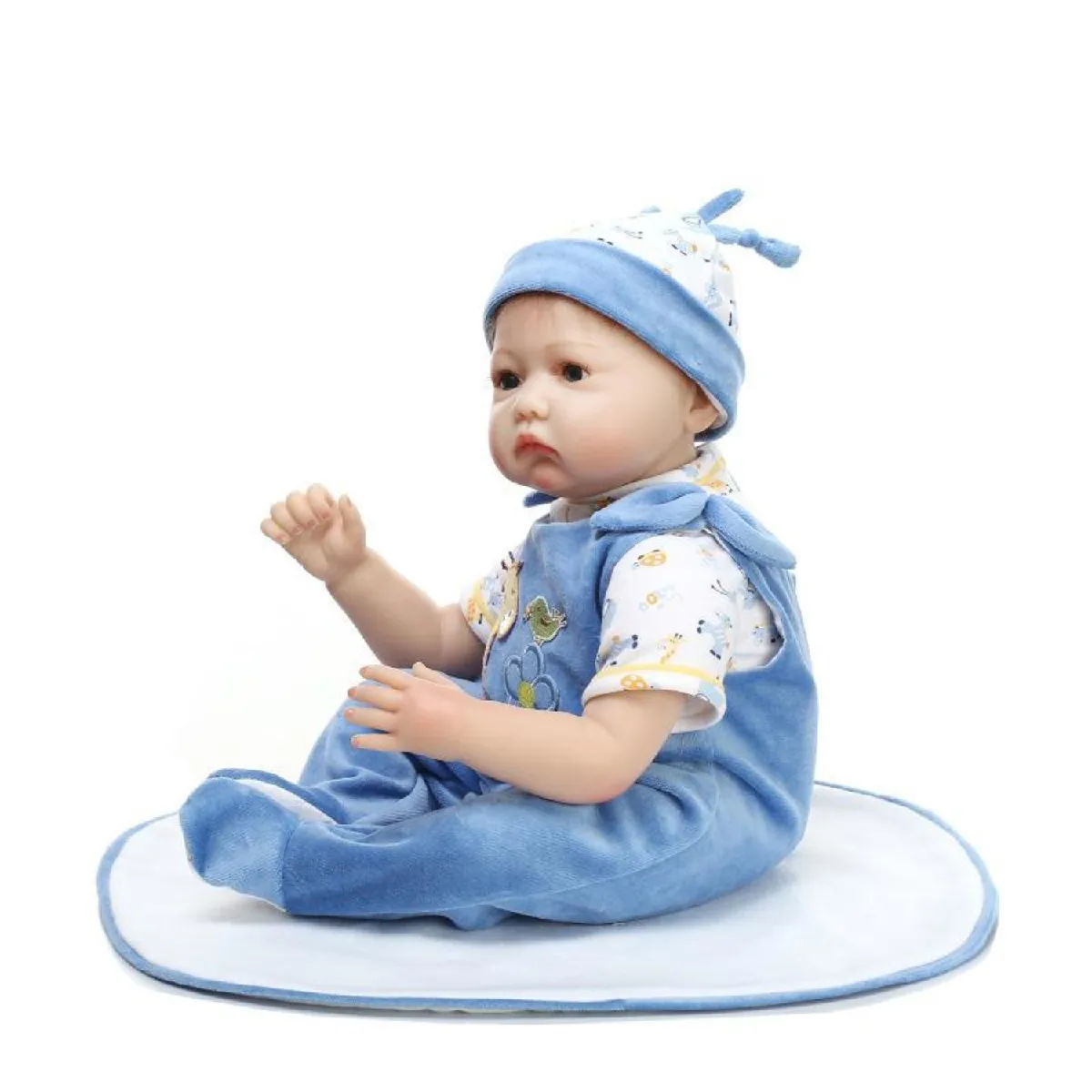 Poupée bébé régénérée quai silicone souple 22/55 cm réaliste poupée jeune fille mariée.