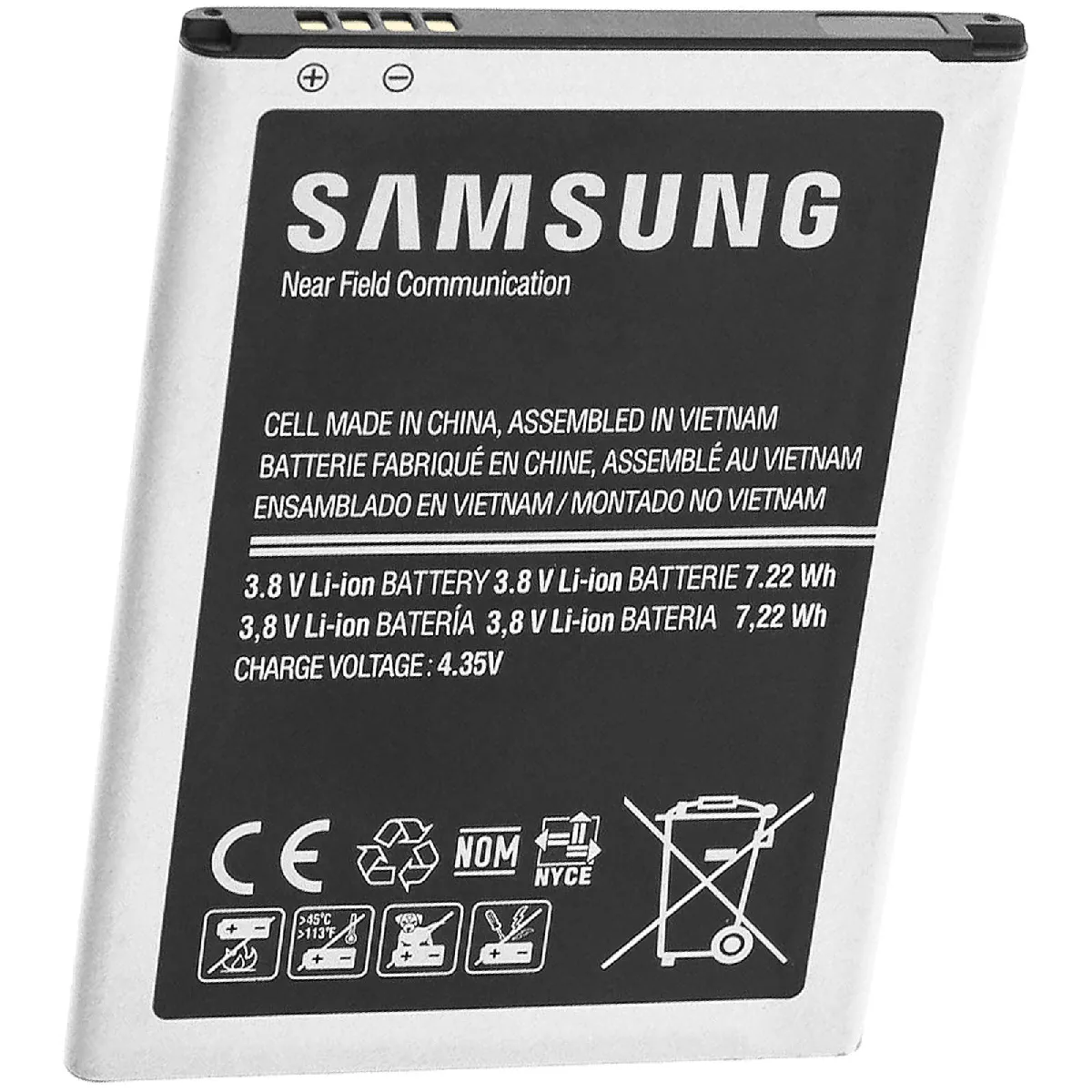 Batterie d'Origine Samsung pour Samsung Galaxy Ace 4 - 1900mAh EB-BG357BBE