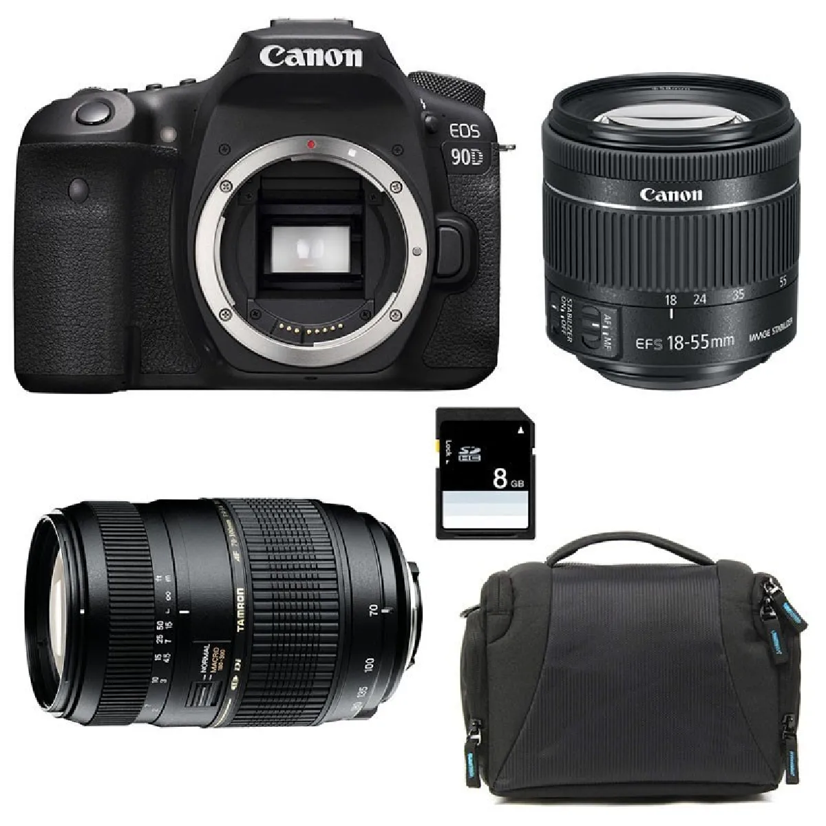 pack-canon-eos-90d-18-55-is-stm-tamron-70-300-di-sac-sd-8go-3662362064655