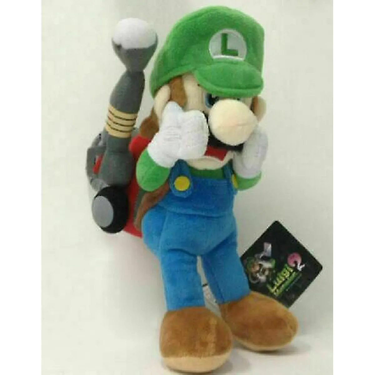 Super Mario Luigi's Mansion 2 Luigi Deluxe Doux Poupée Teddy Peluche 10