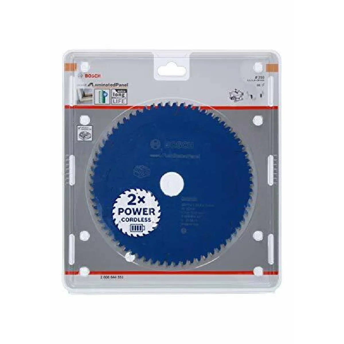 Lame De Scie Circulaire Expert Pour Panneaux Stratifiés (Aggloméré, 210 X 30 X 2,1 Mm, 66 Dents, Accessoires Scie Circulaire Sans Fil)