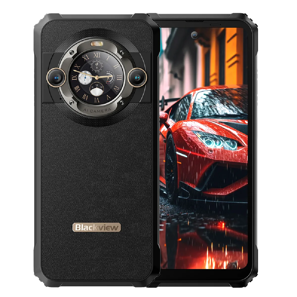 Blackview BL9000 Smartphone Noir - 6.78” 24Go(12+12) 512Go DUAL SIM 5G Android 13(418g)