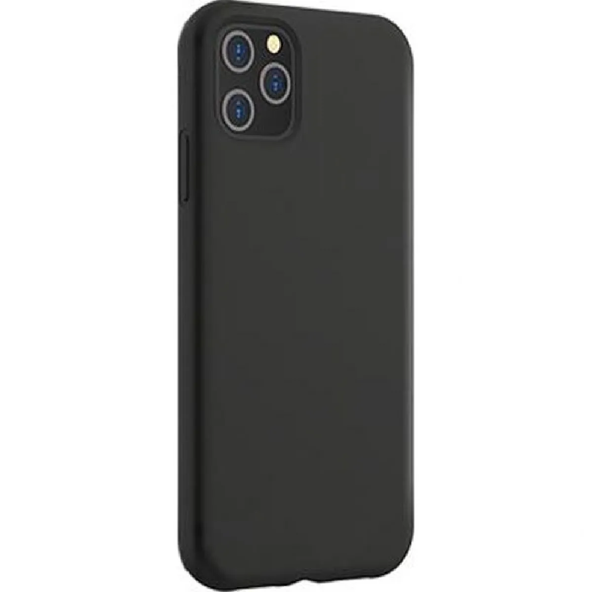 BigBen Connected Coque pour iPhone 12 Pro Max Rigide en Silicone Soft Touch Noir