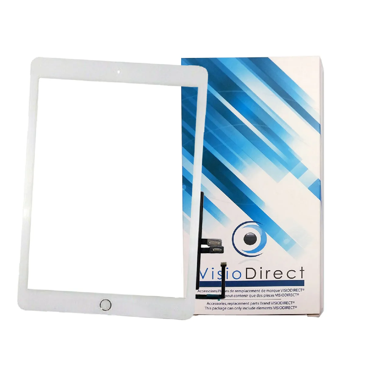 Vitre ecran tactile pour IPAD 6 noir A1954/A1893 taille 9.7""