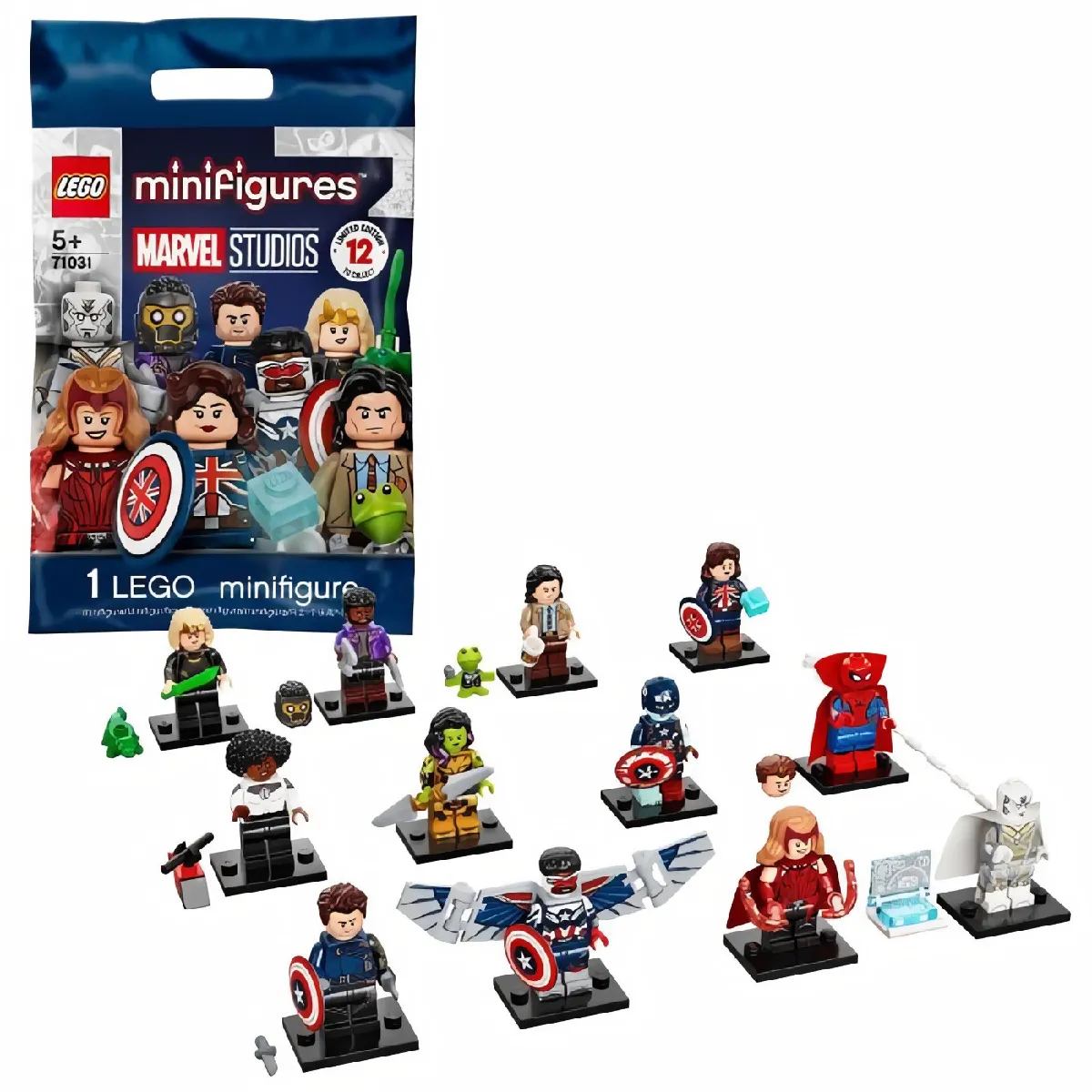 LEGO 71031 Minifigures Marvel Studios, Jouets de Construction a Collectionner, 1 sur 12, Jouet pour Enfant des 5 Ans