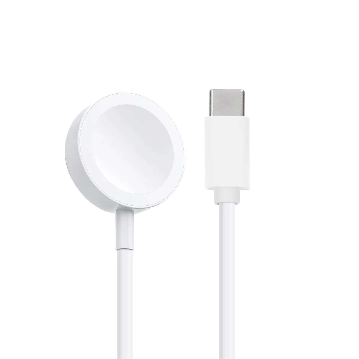 Chargeur pour Apple Watch Series Ultra 8 7 6 5 4 3 2 Charge Sans Fil 30cm Blanc