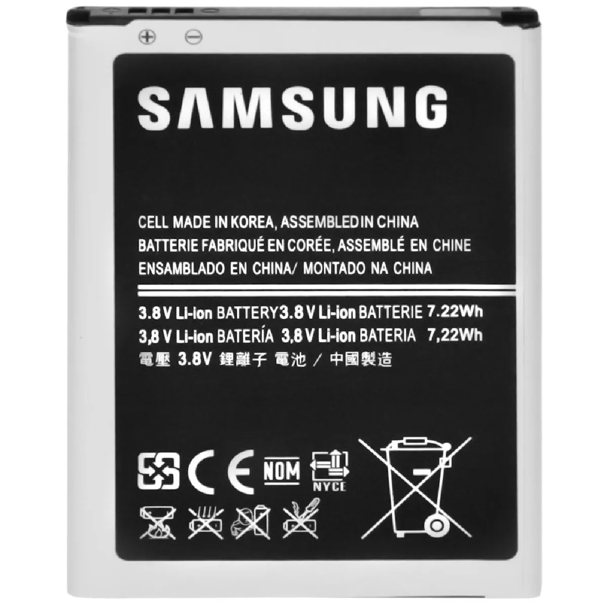 Batterie original Samsung EB-B500BEBCWW pour Galaxy S4 Mini