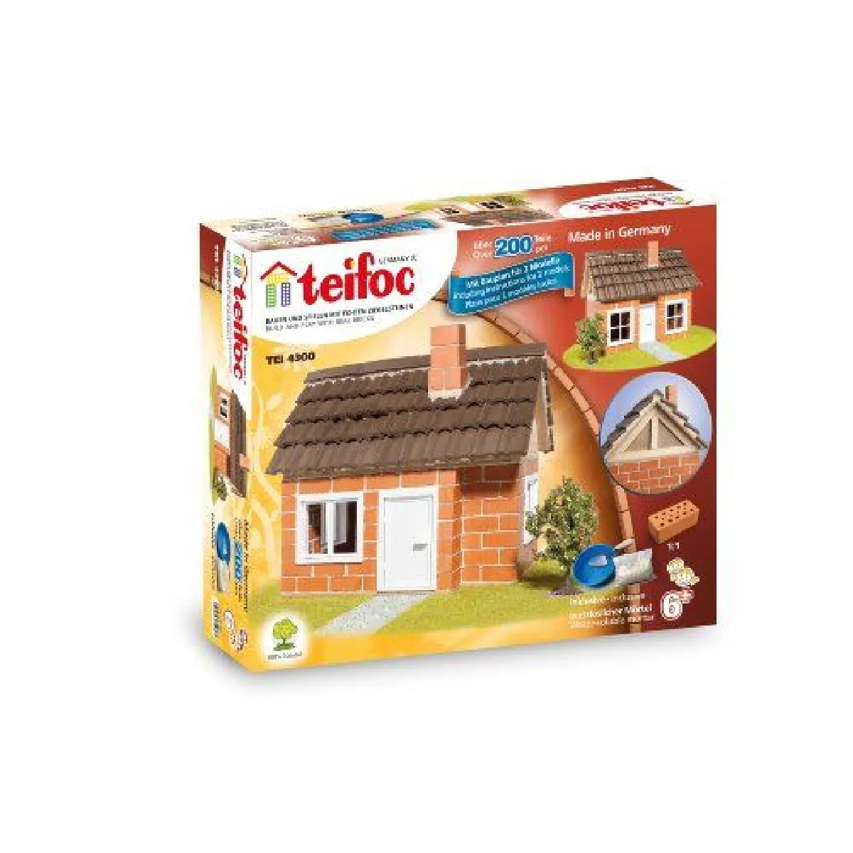 Teifoc - 2042820 - Jeu De Construction En Briques - Maison À Colombages