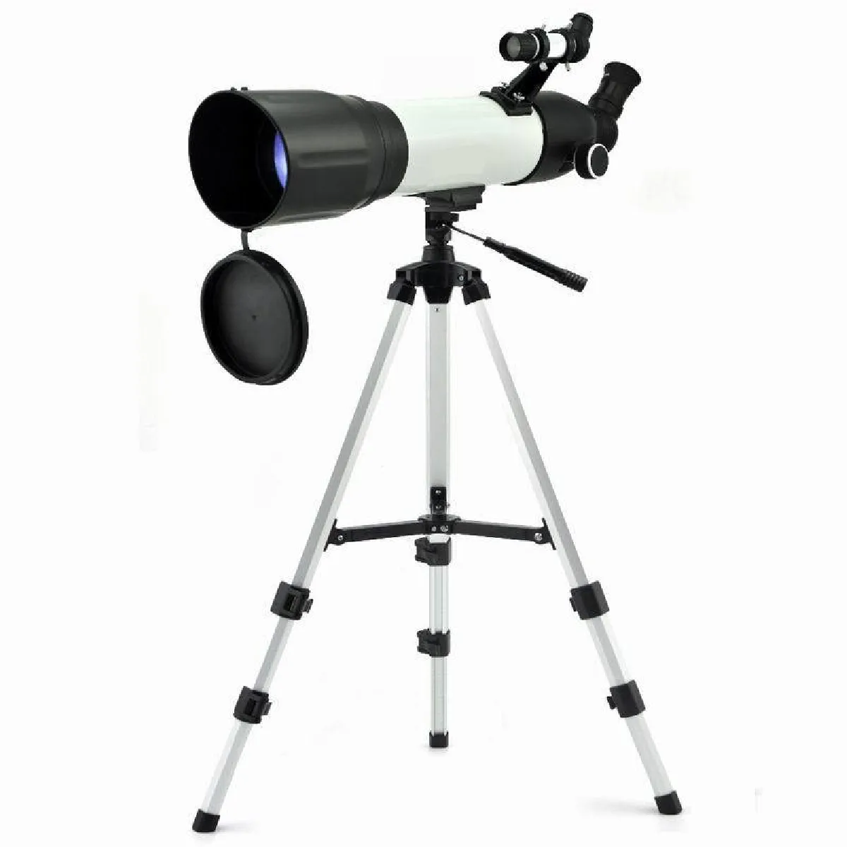 Lunette astronomique 500 x 90 mm Téléscope d'extérieur Trépied Alu YONIS