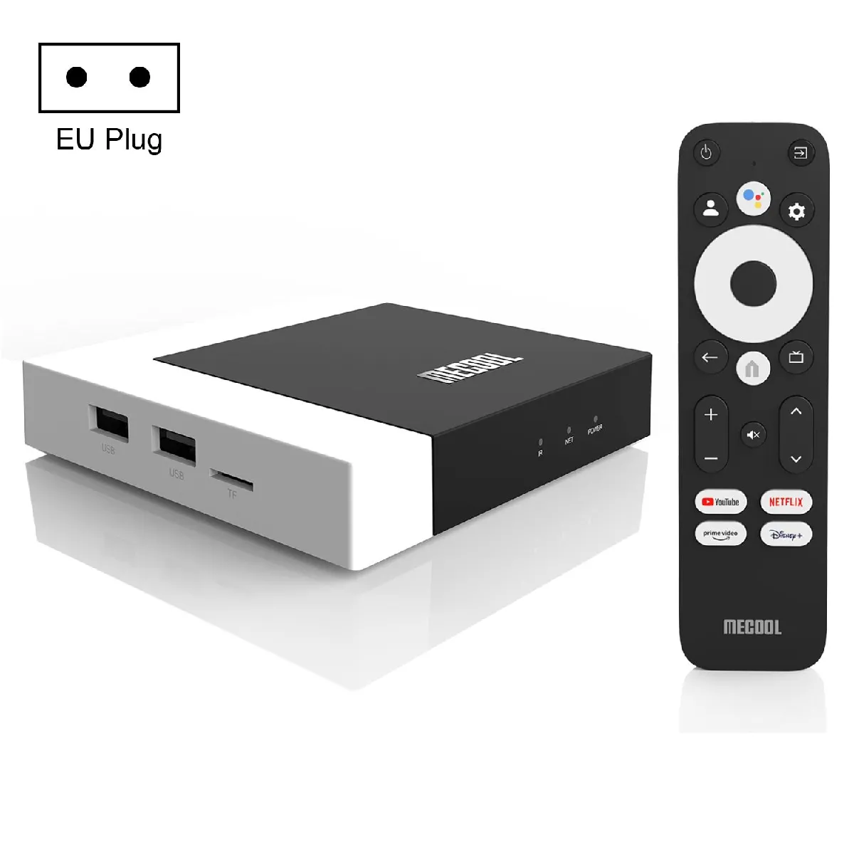 Box Android TV 4K HDR Avec Télécommande Vocale et Chromecast Intégré YONIS