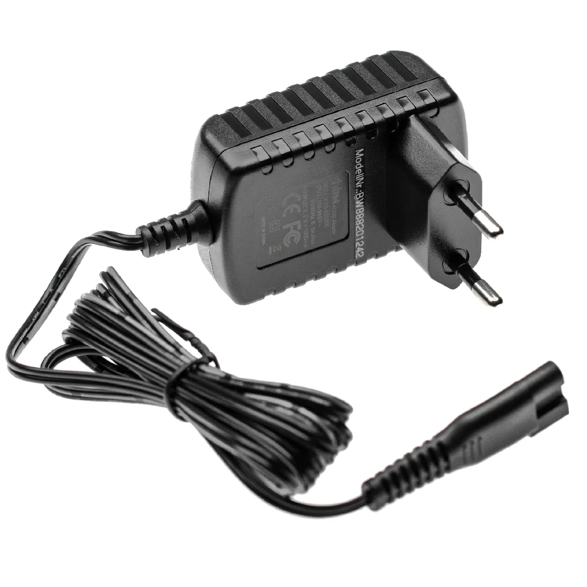 vhbw Chargeur compatible avec Panasonic ER 230 (ER230), ER 2301 (ER2301), ER 507 (ER507) Rasoirs